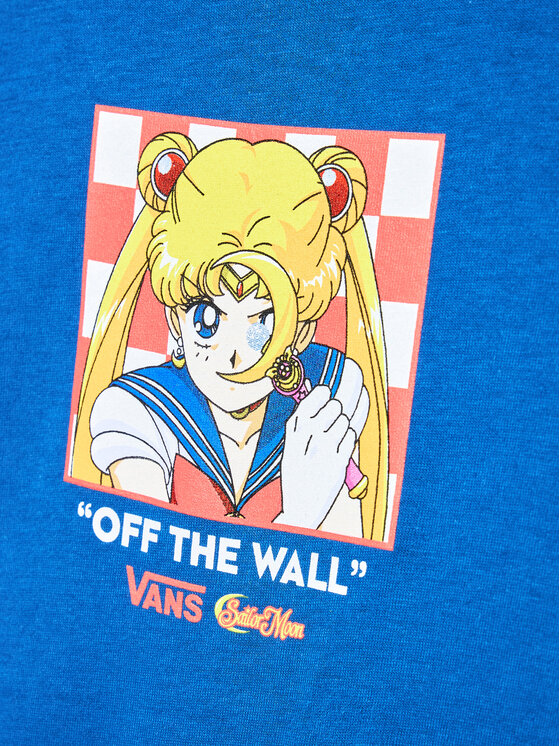 Vans Blusa SAILOR MOON Graphic VN0000AS Blu Regular Fit Modivo