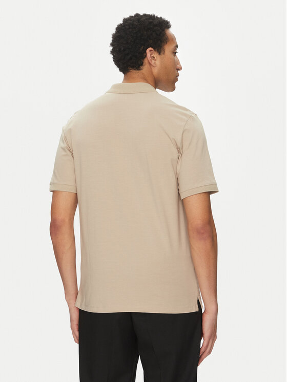 Jack&Jones Jack&Jones Polo Jaxon 12268227 Beżowy Regular Fit