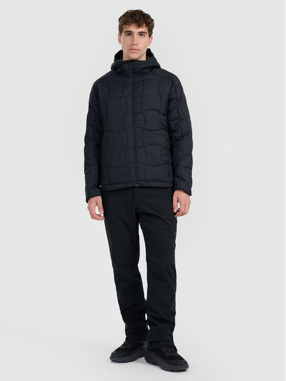 4F 4F Kurtka wielofunkcyjna HALNY Czarny Regular Fit