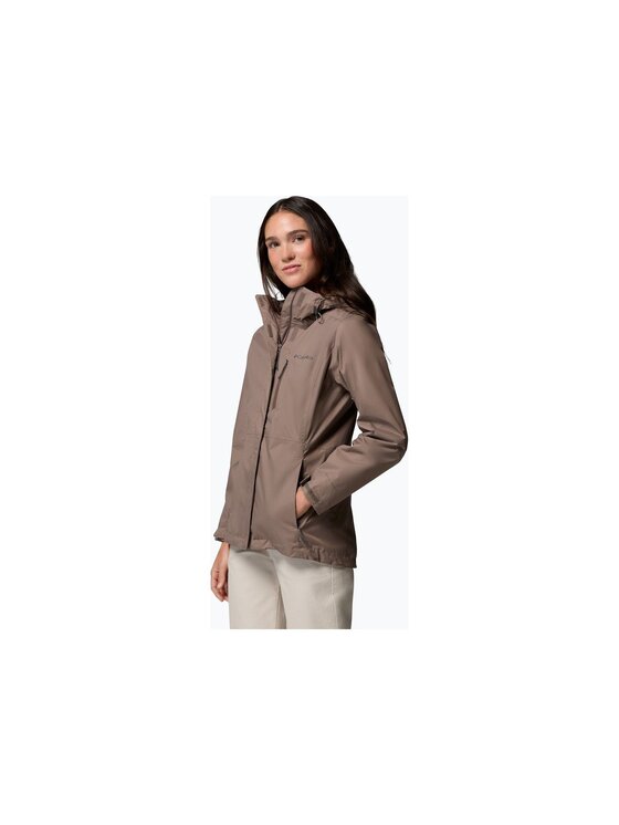 Columbia Columbia Kurtka przeciwdeszczowa Pouring Adventure III Jacket 2117191254 Szary Regular Fit