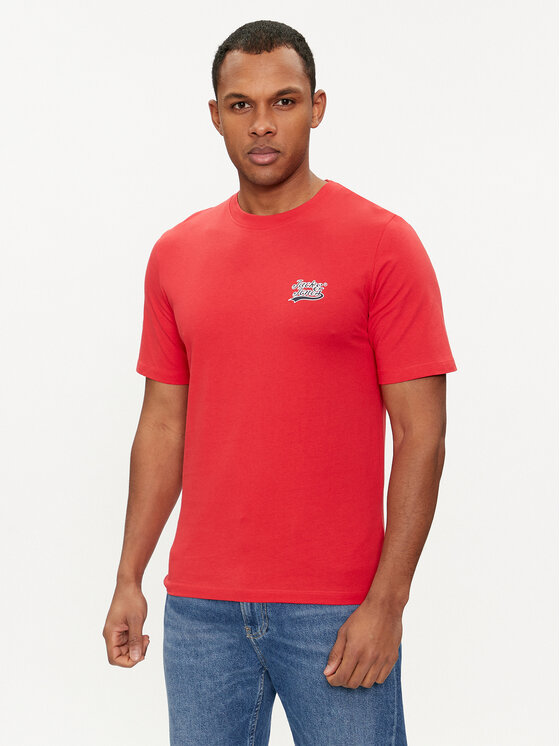 Jack&Jones Tricou Trevor 12227773 Roșu Standard Fit