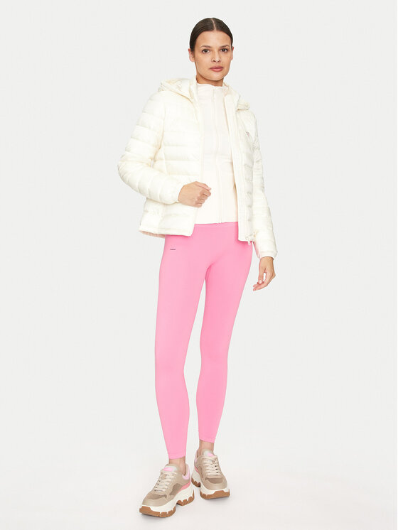 Guess Jeans Guess Jeans Pūkinė striukė W4YL00 WG922 Écru Regular Fit
