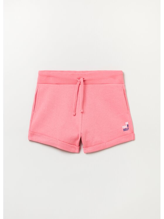 OVS Pantaloni scurți sport 1494564 Roz Regular Fit