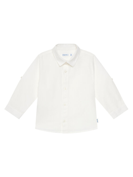 Mayoral Camicia 1116 Bianco Regular Fit, taglia : 36M
