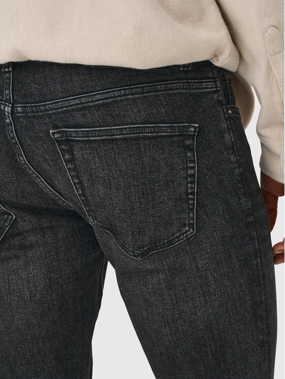 Only & Sons Only & Sons Traperice Loom 22023145 Crna Slim Fit