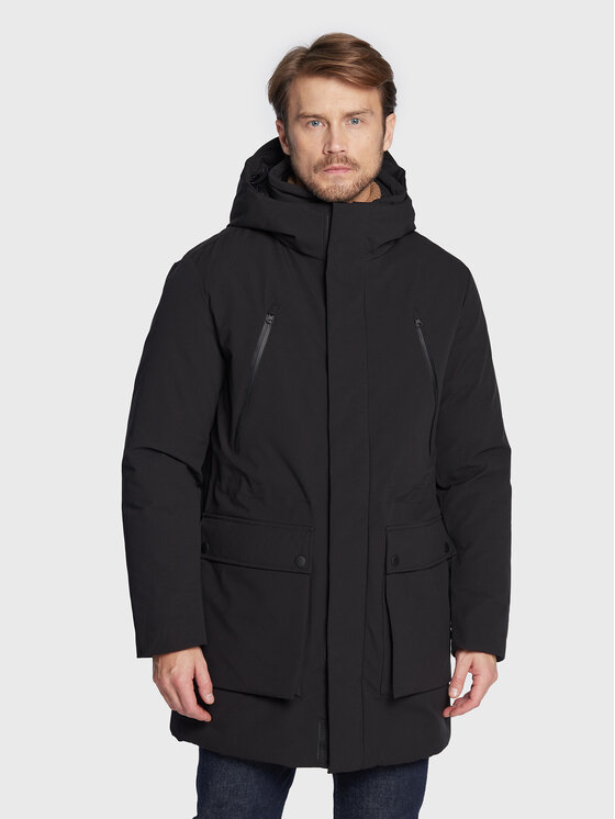 United Colors Of Benetton Parka 275NUN00I Nero Regular Fit Modivo