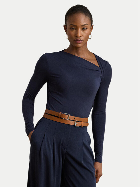 LAUREN RALPH LAUREN LAUREN RALPH LAUREN Blūze 200980153001 Tumši zils Slim Fit