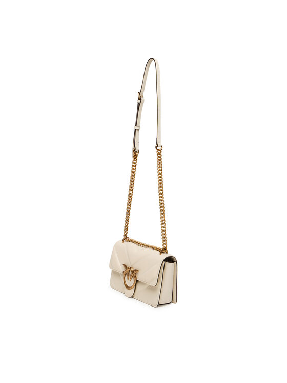 PINKO PINKO Τσάντα Love One Mini Light Dc. Al 25-26 PLTT 104550 A2OS Εκρού