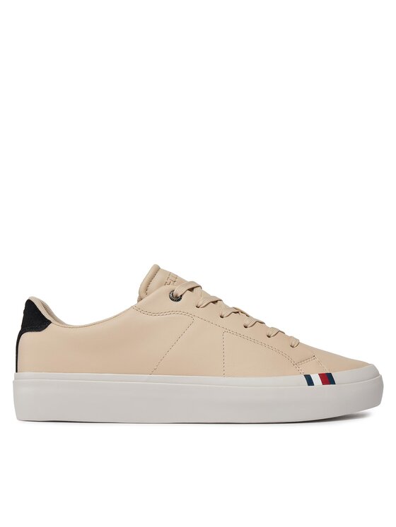 Sneakers Tommy Hilfiger Thick Vulc Low Premium Lth FM0FM04881 White Clay AES