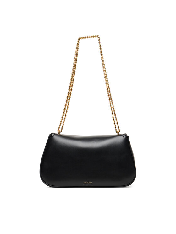 Calvin Klein Calvin Klein Torbica Ck Convertible Chain Medium Bag LV04F3171G Crna