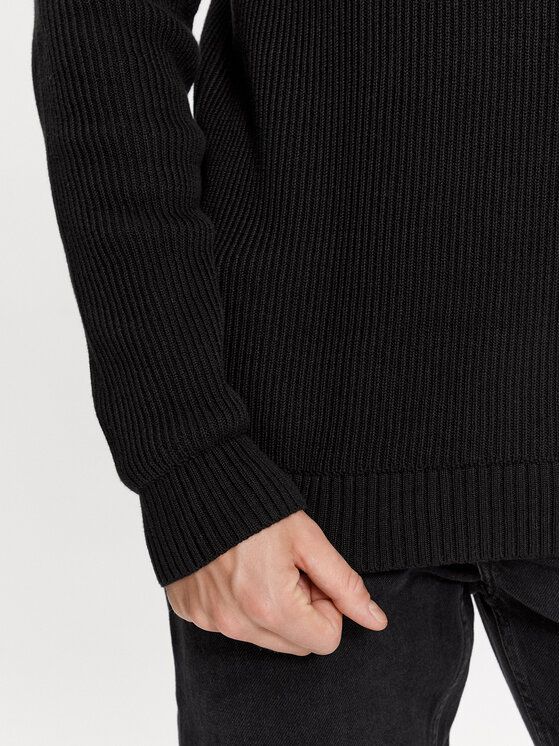 Calvin Klein Jeans Calvin Klein Jeans Rollkragenpullover Blown Up J30J324507 Schwarz Regular Fit