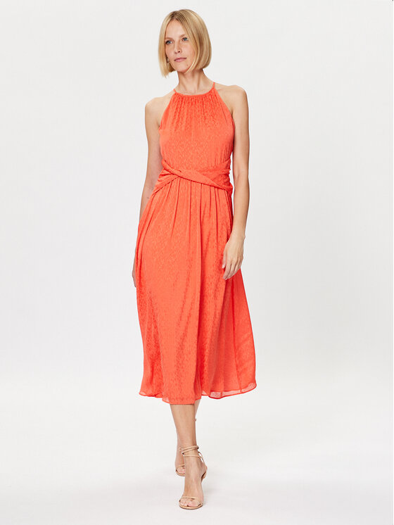 DKNY DKNY Každodenní šaty DD3C3711 Korálová Regular Fit