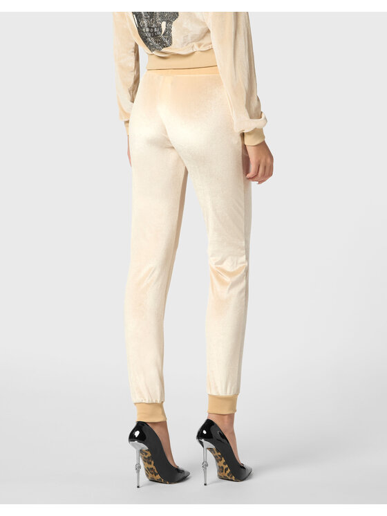 PHILIPP PLEIN PHILIPP PLEIN Jogger nohavice 9541 Béžová Regular Fit