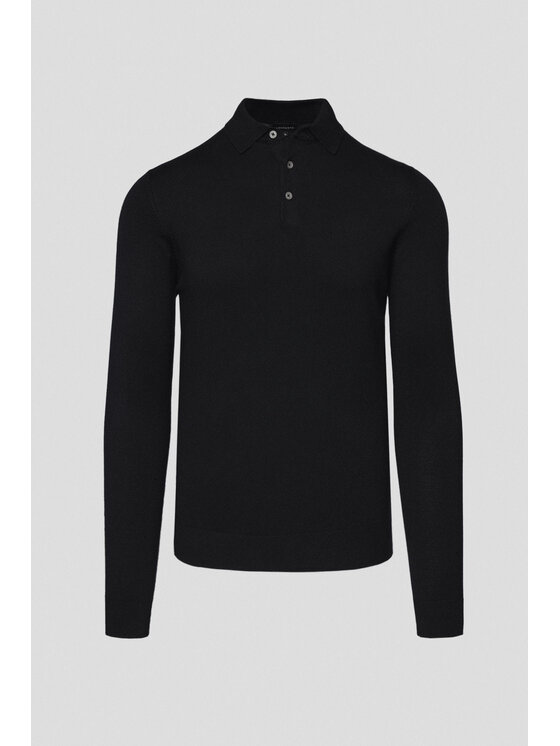 Lancerto Lancerto Sweter Jorge SW073125000005 Czarny Regular Fit