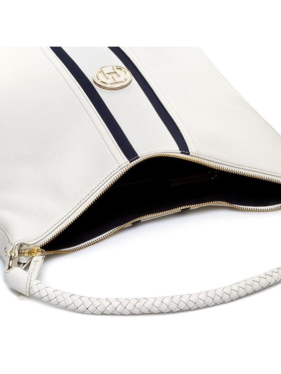 Tommy Hilfiger Tommy Hilfiger Geantă Claire Hobo B BW56927413 Alb