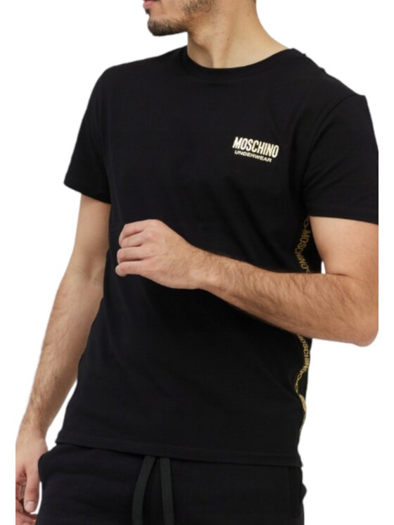 MOSCHINO MOSCHINO T-shirt T shirt Moschino Nero Regular Fit