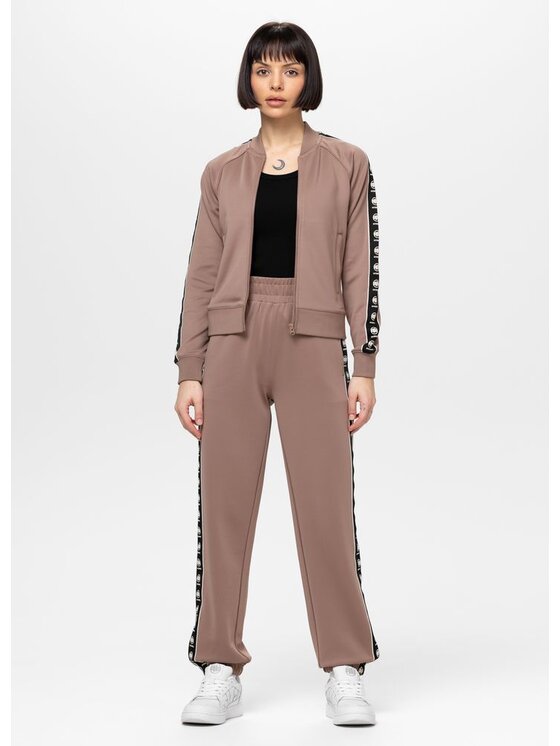 PITBULL PITBULL Bluza VERONA Brązowy Regular Fit