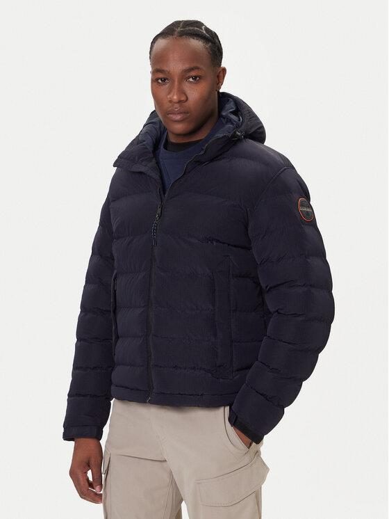 Napapijri Kurtka zimowa A-Terez NP0A88TG Granatowy Regular Fit