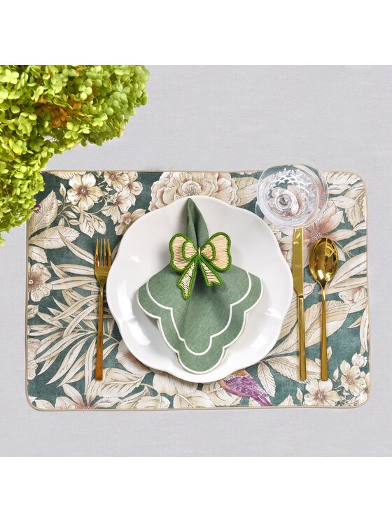 Roseberry Home Roseberry Home Podkładka na stół Emerald & Mirha Zielony