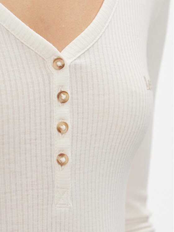 Lee Lee Bluza 112341571 Bež Slim Fit