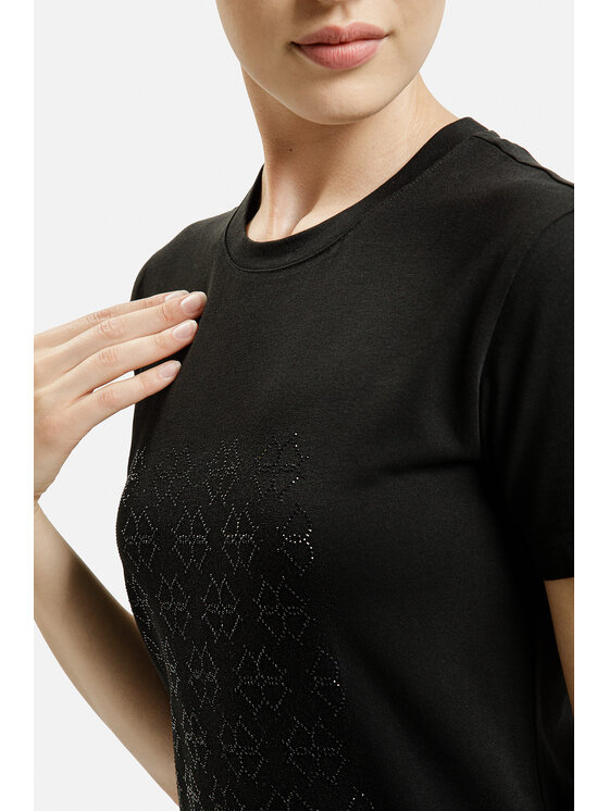 Cross Jeans Cross Jeans T-Shirt 56237-020 Czarny
