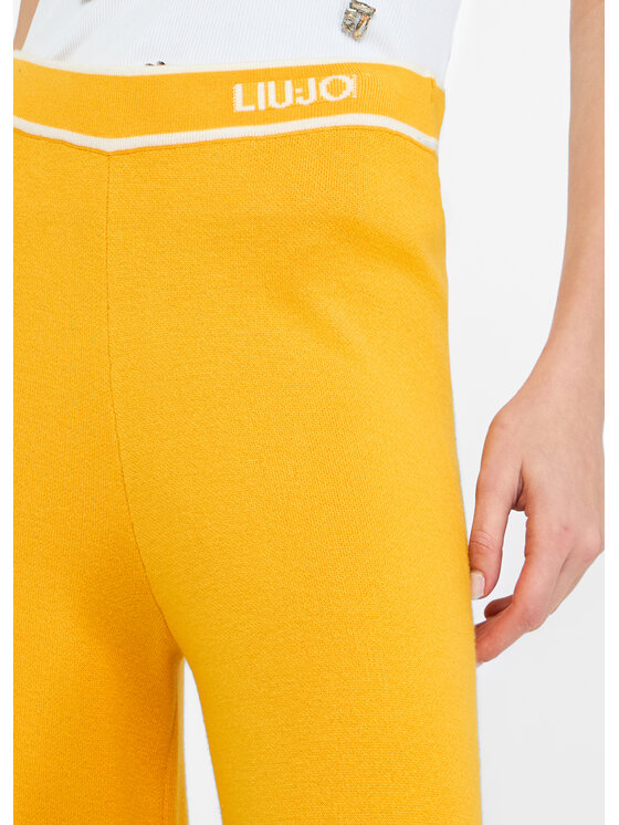 Liu Jo Liu Jo Pantaloni di tessuto TF5252MS59LC3761 Giallo Regular Fit