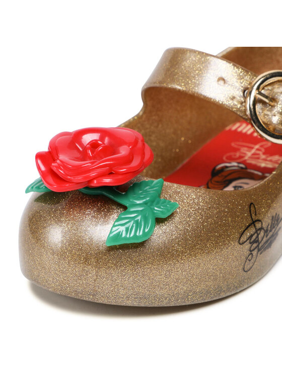 Melissa Melissa Baleriny Mini Melissa Sweet Love+Disney 33447 Złoty