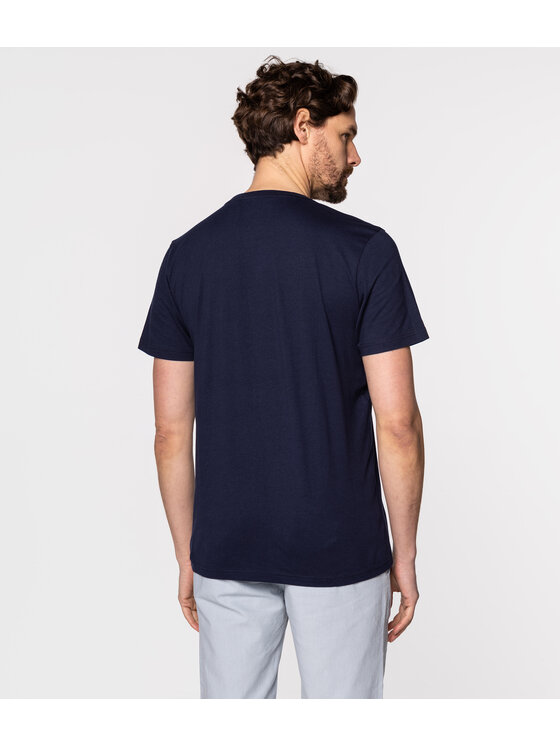 Lee Cooper Lee Cooper T-Shirt OBUTCH Granatowy Regular Fit