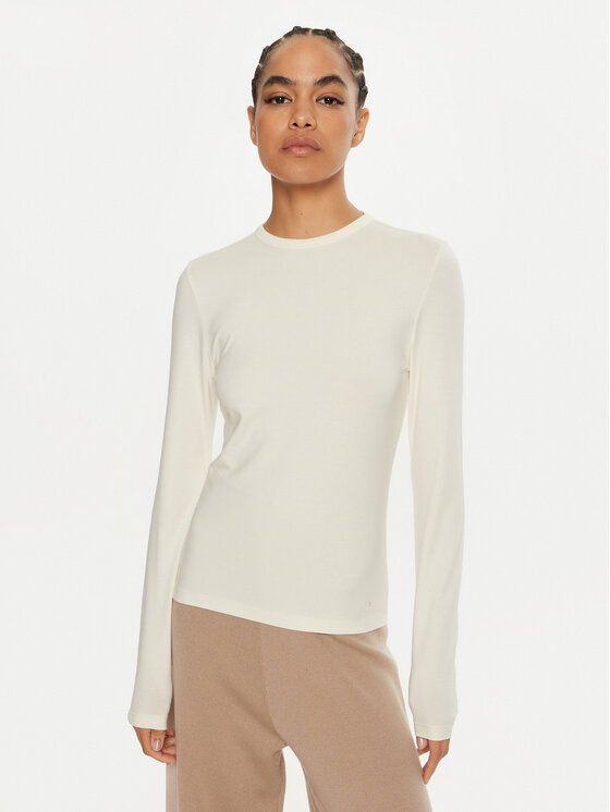 Calvin Klein Calvin Klein Bluse K20K207745 Écru Regular Fit