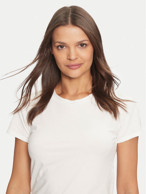 Deha Deha T-krekls A00150 Écru Regular Fit