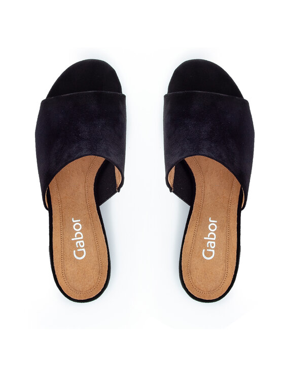 Gabor Mules sandales de bain 22.910.17 Noir Modivo