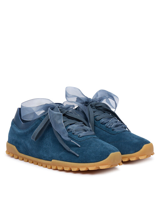 Calvin Klein Calvin Klein Αθλητικά Low Profile Run Mg Sue Db Laces HW0HW03150 Σκούρο μπλε