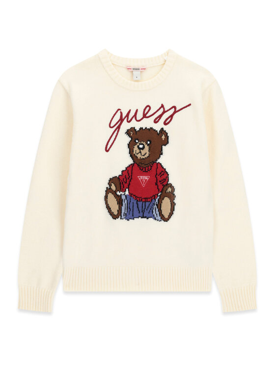 Guess Guess Kampsun H6BR01 Z1336 Kreemjas Regular Fit