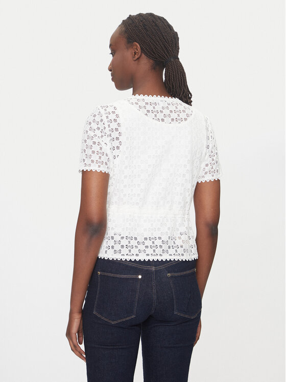 Morgan Morgan Halenka 231-DATE Bílá Slim Fit
