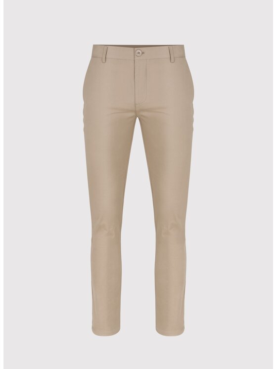 Pako Lorente Pako Lorente Spodnie dzianinowe P24WB-WX-005 Beżowy Classic Fit
