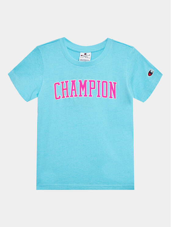 Champion Majica Bookstore 404658 Modra Regular Fit