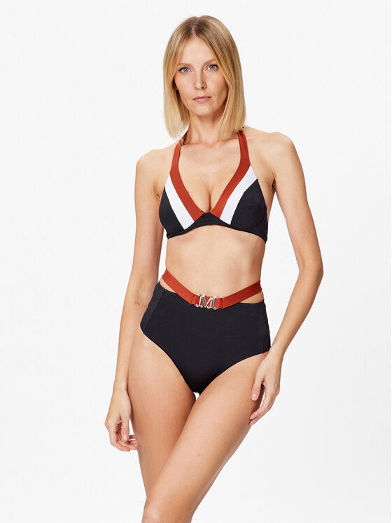 Max Mara Beachwear Max Mara Beachwear Bikini pezzo sopra Abigail 2338211738 Nero