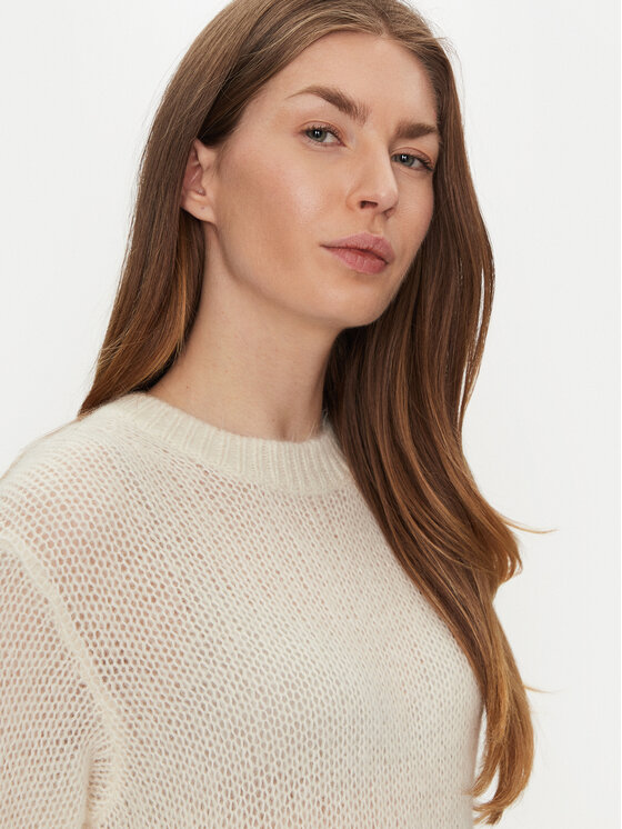 JOOP! JOOP! Džemper 58 KN58Kima 10015666 30044779 Écru Loose Fit
