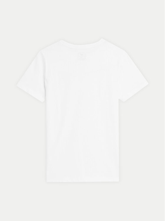 4F 4F T-Shirt 4FJWSS24TTSHM1116 Weiß Regular Fit