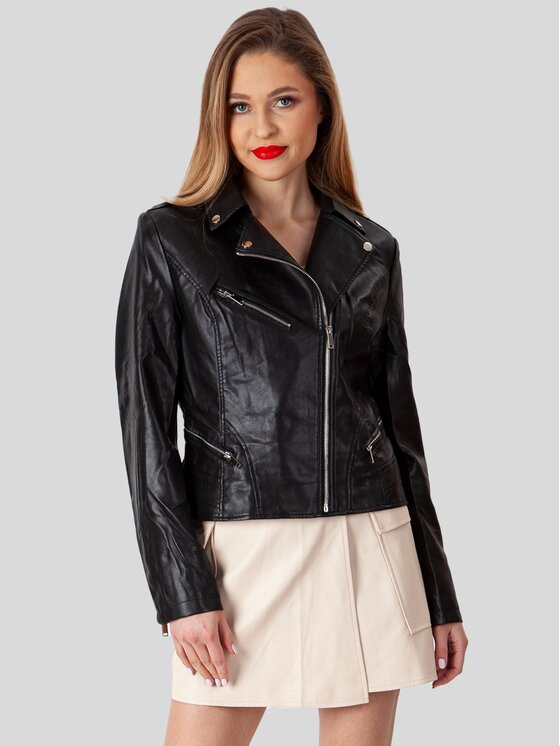 Kurtka damska, rozmiar XXL, Czarna, BLE220011F