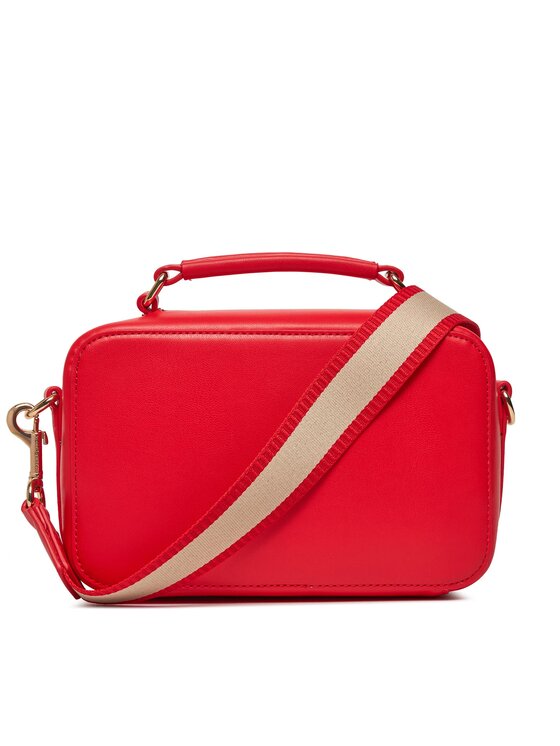 Tommy Hilfiger Tommy Hilfiger Torebka Iconic Tommy Camera Bag Mono AW0AW16083 Czerwony