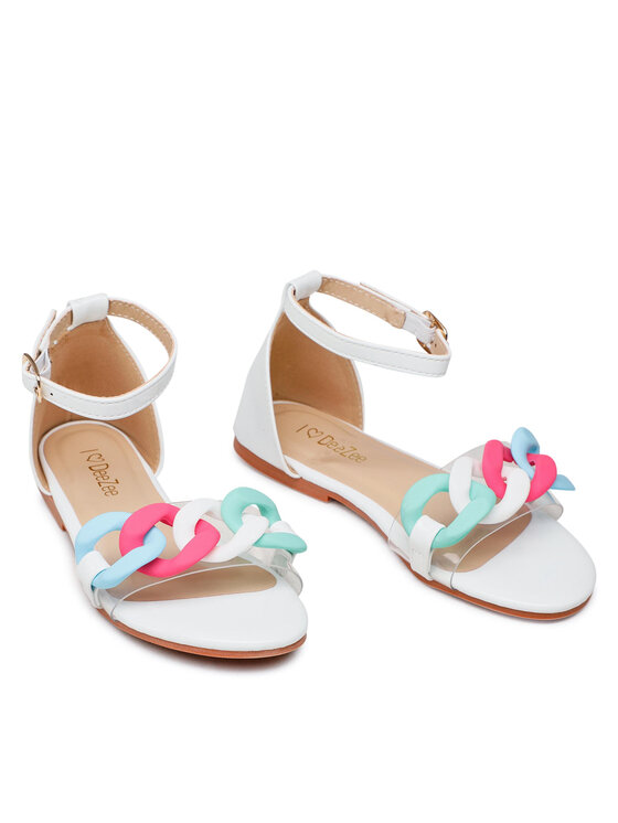 DeeZee DeeZee Sandály CS123456 Bílá