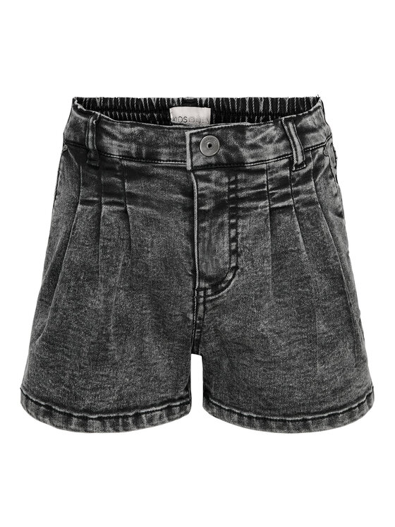 Kids ONLY Pantalon scurți din material 15260697 Negru Skinny Fit