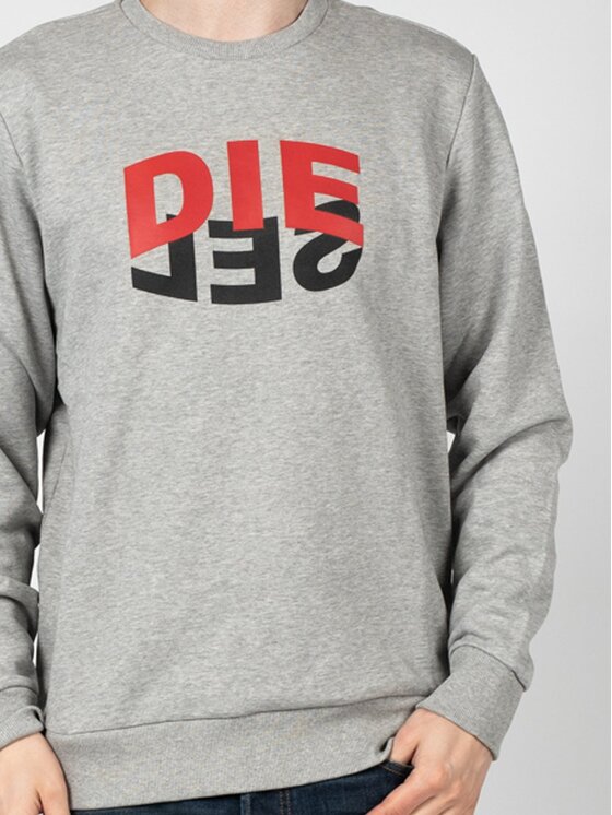 Diesel Diesel Felpa A00809-0IAJH-9CB Grigio Regular Fit