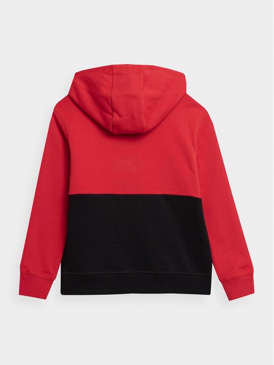 4F 4F Felpa 4FJAW23TSWSM628 Rosso Regular Fit