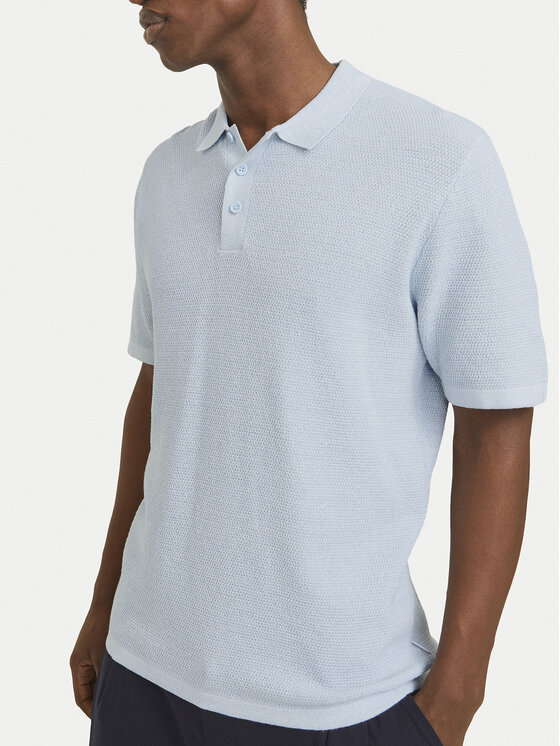Jack & Jones Jack & Jones Πουλόβερ George 12268281 Ανοιχτό μπλε Relaxed Fit