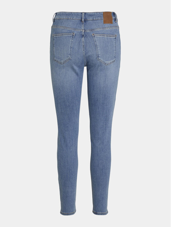 Vila Vila Jeansy Sarah 14094341 Niebieski Skinny Fit