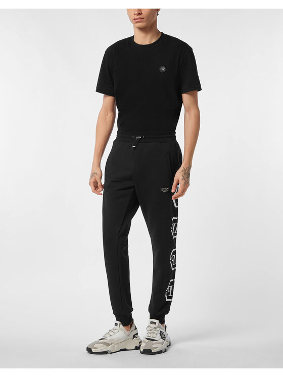 PHILIPP PLEIN PHILIPP PLEIN Joggery 25569 Czarny Jogger Fit
