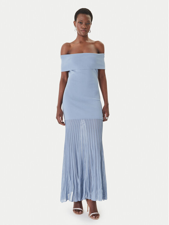 MICHAEL Michael Kors MICHAEL Michael Kors Trikotažinė suknelė MS683HGBFD Žydra Slim Fit