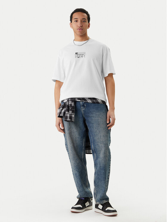 DC Shoes DC Shoes T-Shirt Made Custom EDYZT04368 Weiß Regular Fit